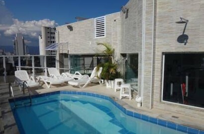 Flat com 1 quarto mobiliado, 32 m² em Gonzaga, Santos