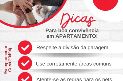 Dicas para boa convivência
